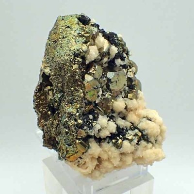Pyrite,Calcite Mi632 Pyrite,Calcite Mi632