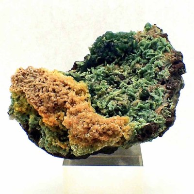 Comprar minerales de colección de Asia: Fluorapofilita,Celadonita - Mi383 Comprar minerales de colección de Asia: Fluorapofilita,Celadonita - Mi383