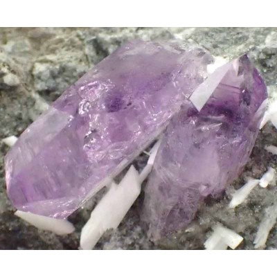 Buy collectible mineral,Amethyst quartz, Laumontite-Mi727 Buy collectible mineral,Amethyst quartz, Laumontite-Mi727