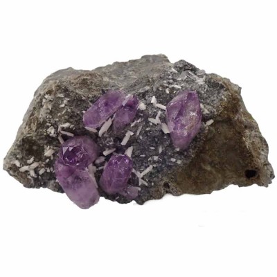 Buy collectible mineral,Amethyst quartz, Laumontite-Mi727 Buy collectible mineral,Amethyst quartz, Laumontite-Mi727