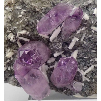 Buy collectible mineral,Amethyst quartz, Laumontite-Mi727 Buy collectible mineral,Amethyst quartz, Laumontite-Mi727