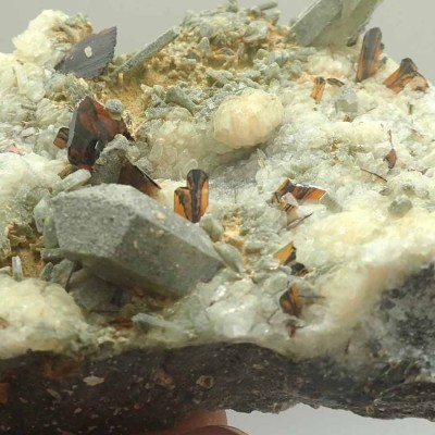 Comprar minerales especiales de colección,Brookita-Mi030