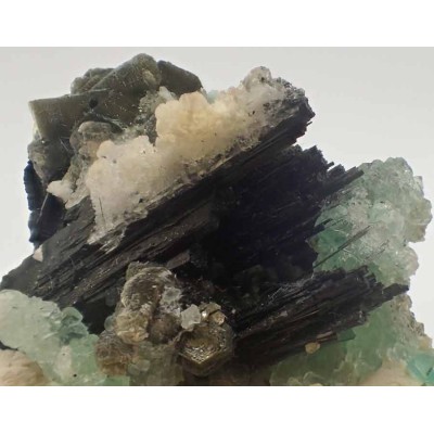 Comprar minerales de colección,Turmalina,Fluorita-Mi017 Comprar minerales de colección,Turmalina,Fluorita-Mi017