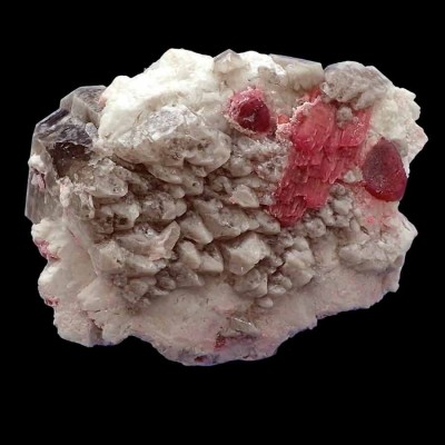 Mineral de  colección ,Turmalina variedad Rubelita-Mi716