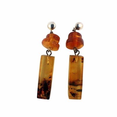 Joyería con Ámbar de colección Pendientes de Ámbar - JPE59 Joyería con Ámbar de colección Pendientes de Ámbar - JPE59