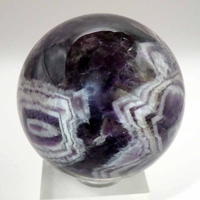 Chevron Amethyst Sphere Collectible Decoration - Mp21 Chevron Amethyst Sphere Collectible Decoration - Mp21