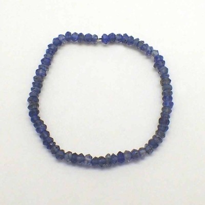 Collectible Mineral Jewelry Iolite Bracelet - JPU28 Collectible Mineral Jewelry Iolite Bracelet - JPU28