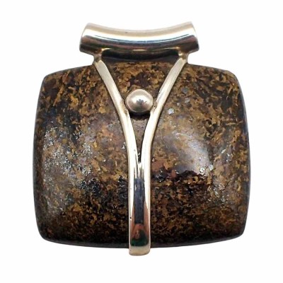 Buy jewelry with Collectible Mineral: Bronzite Pendant - JC018