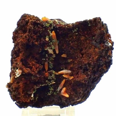 Wulfenita con Mimetita Wulfenita con Mimetita