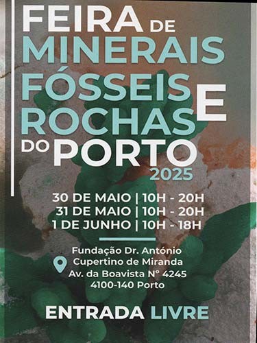Feria de Minerales y fósiles de Oporto 2025