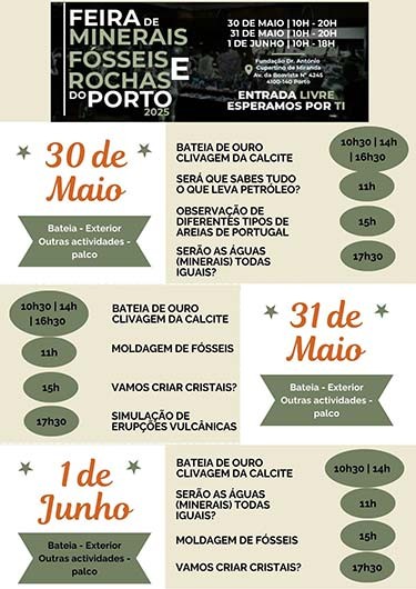 Feria de Minerales y fósiles de Oporto 2025